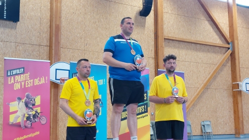 Podium vétérans 1 nationaux A 2024