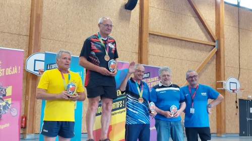 Podium vétérans 3 nationaux A 2024