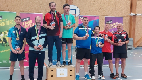 Podium double messieurs nationaux A 2024