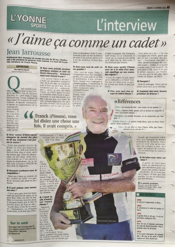 Jean Jarousse - GSb - Champion du monde 2016 en Autriche avec l'ASUC MIGENNES. Source YR-Club Clamecy en 2018
